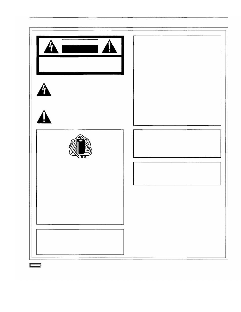 For your safety | Panasonic AJ-D700P User Manual | Page 2 / 136