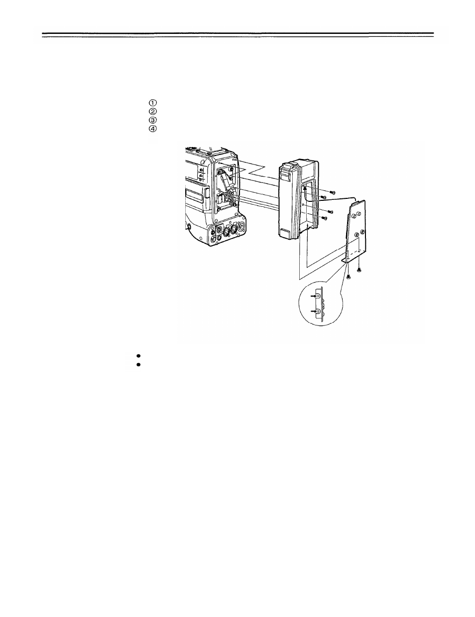 Using the sony bp-90 battery pack 1 | Panasonic AJ-D700P User Manual | Page 27 / 136