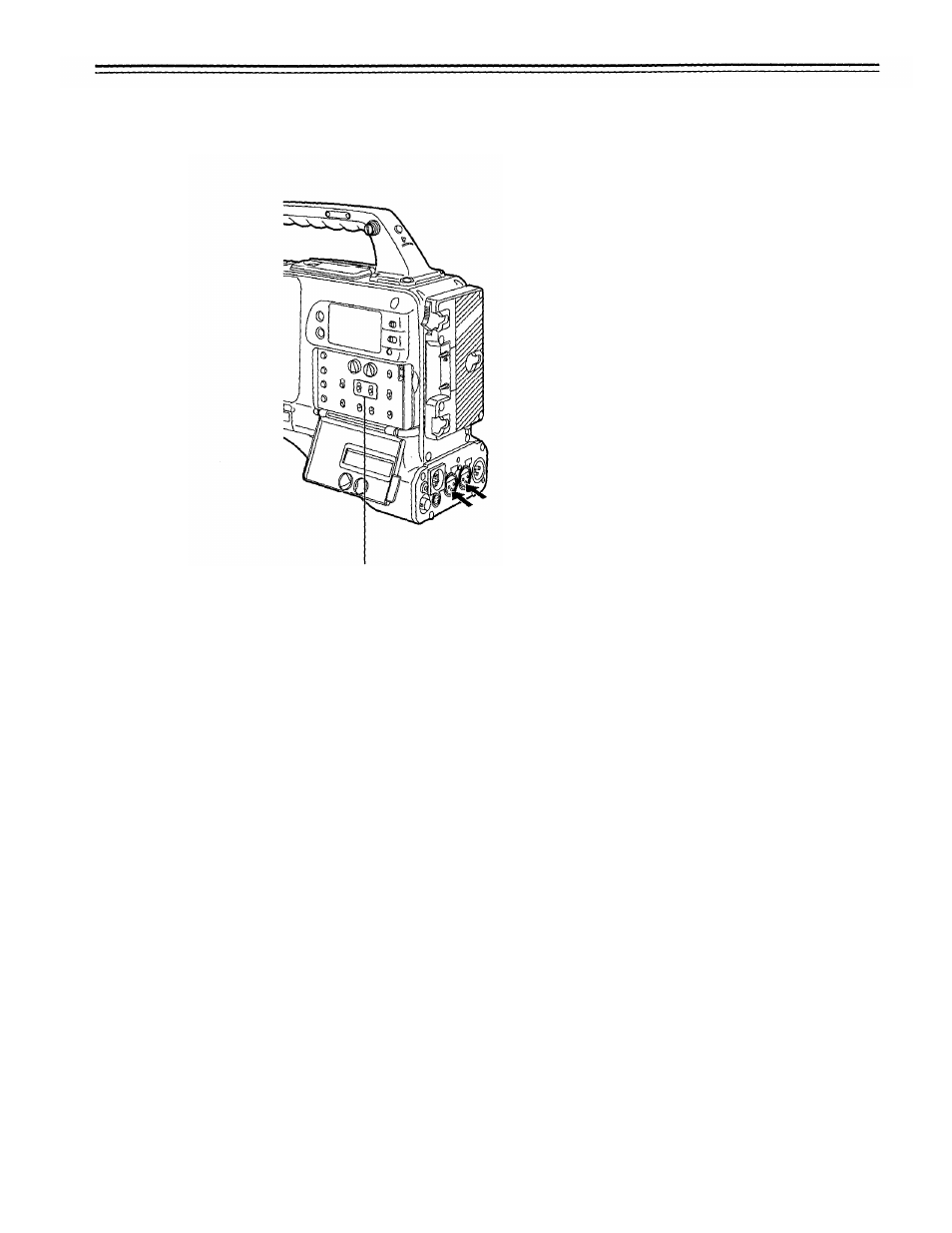 Audio input preparations, Using the microphone not mounted to the main unit | Panasonic AJ-D700P User Manual | Page 40 / 136