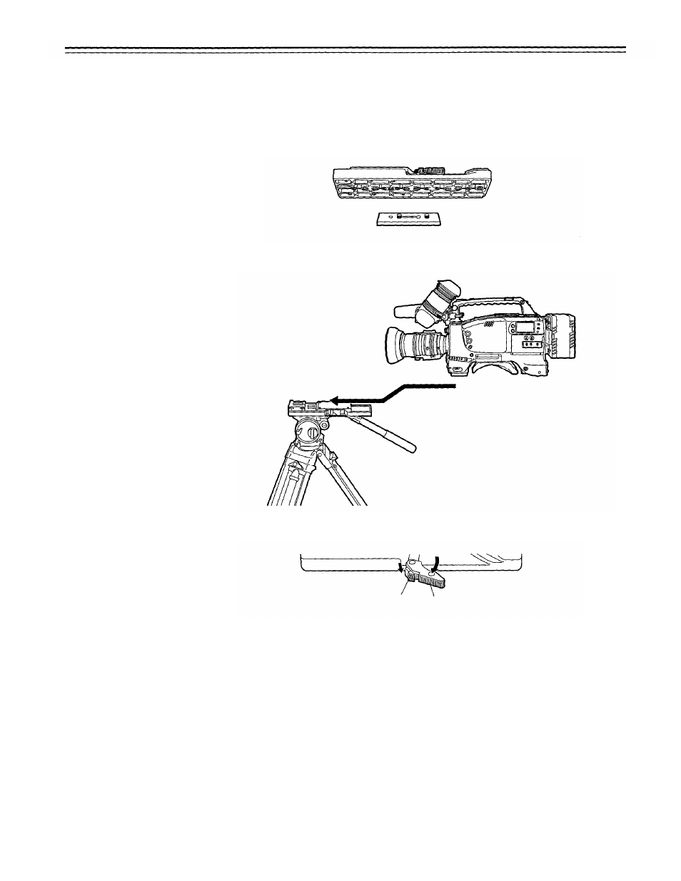 Mounting the unit to a tripod | Panasonic AJ-D700P User Manual | Page 42 / 136