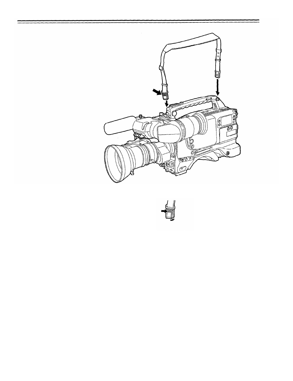 Mounting the shoulder belt | Panasonic AJ-D700P User Manual | Page 43 / 136