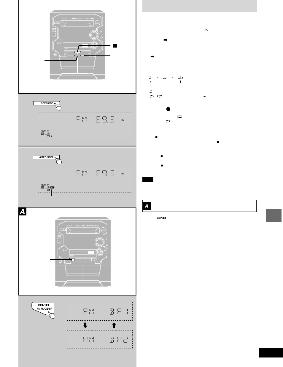 Recording from radio broadcasts | Panasonic SC-AK58 User Manual | Page 23 / 40