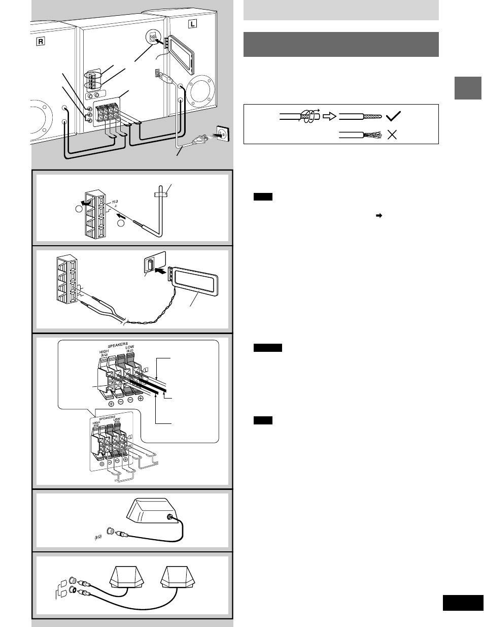 Connections | Panasonic SC-AK58 User Manual | Page 7 / 40