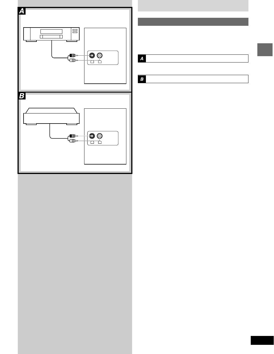 9connections, External unit connection | Panasonic SC-AK58 User Manual | Page 9 / 40