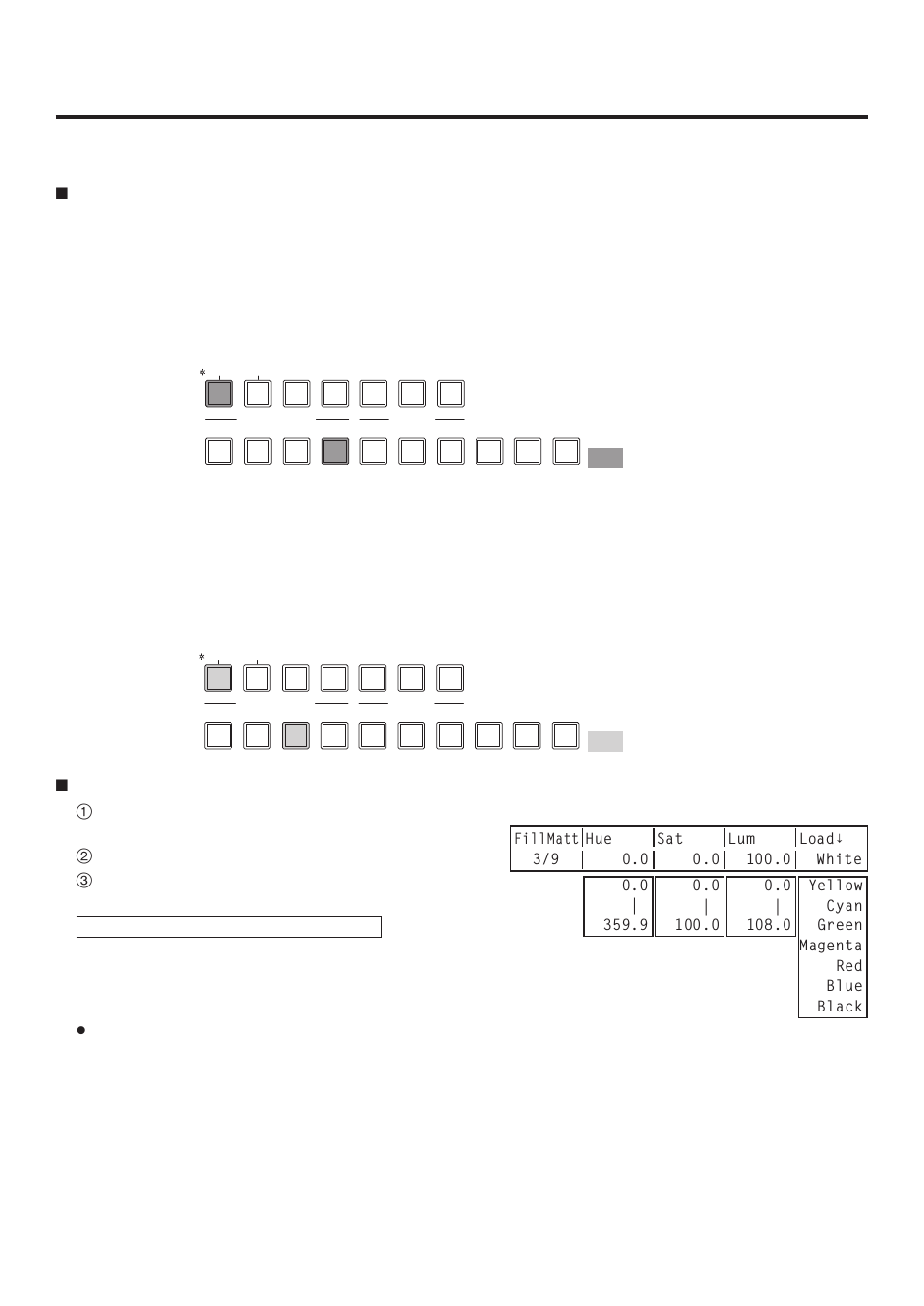 Basic operations, 3-2. selecting the key material | Panasonic AV-HS400AN User Manual | Page 30 / 122