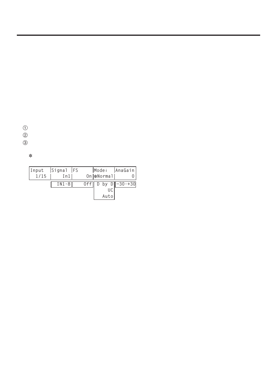 Input/output signal settings, 1-1. setting the frame synchronizer | Panasonic AV-HS400AN User Manual | Page 61 / 122