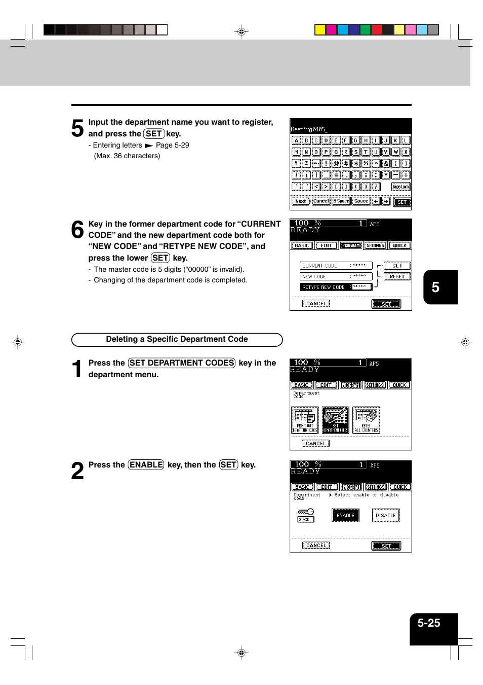 Panasonic DP-6530 User Manual | Page 113 / 172