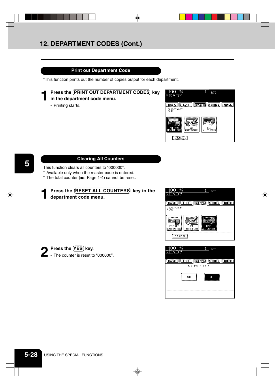 Panasonic DP-6530 User Manual | Page 116 / 172