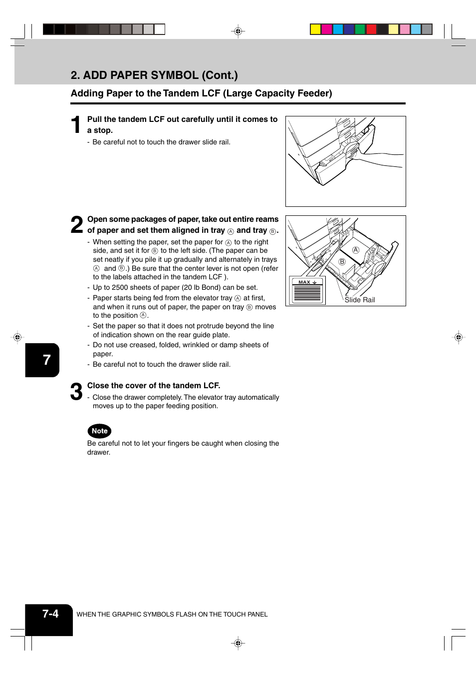 Add paper symbol (cont.) | Panasonic DP-6530 User Manual | Page 132 / 172