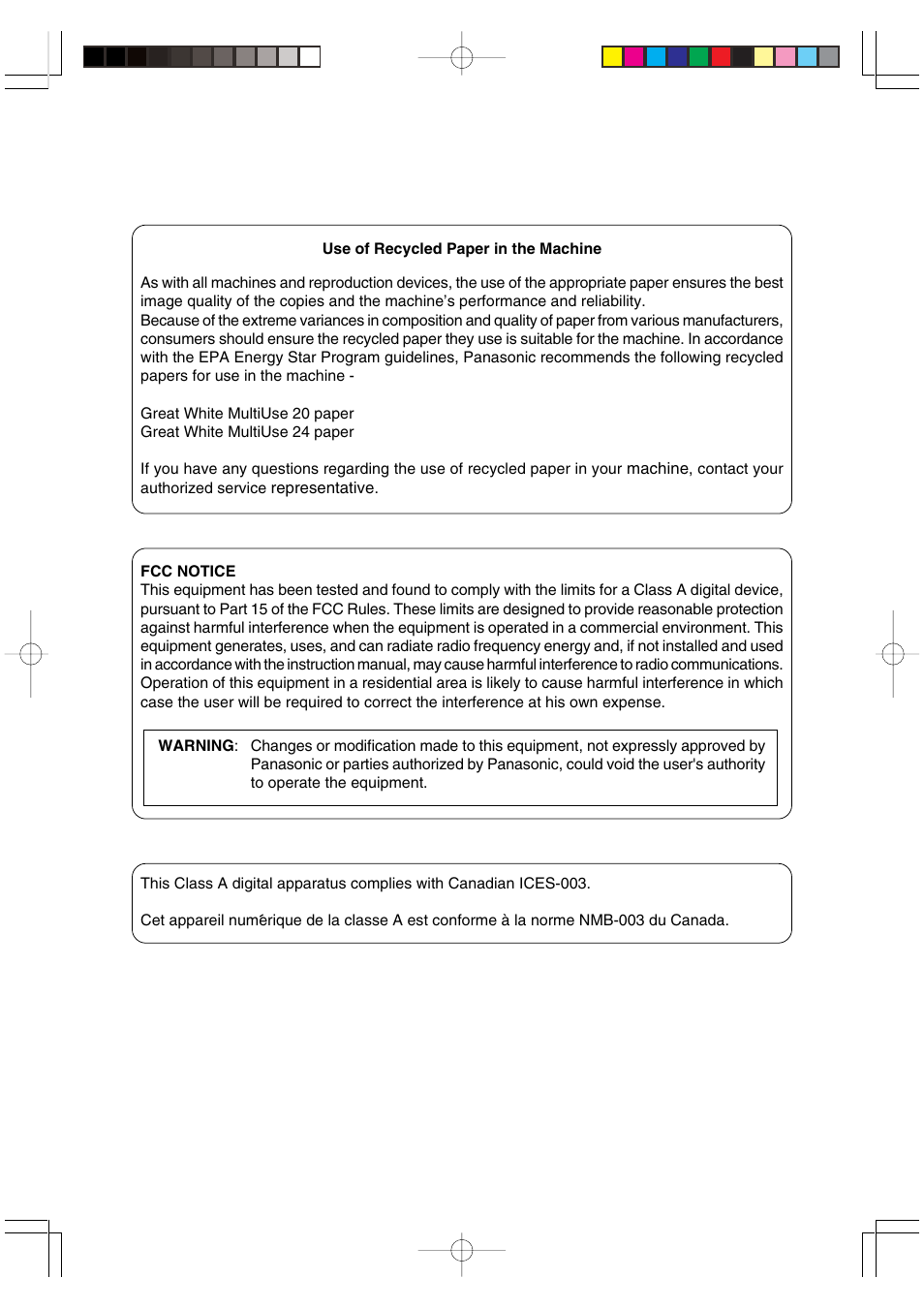 Panasonic DP-6530 User Manual | Page 2 / 172