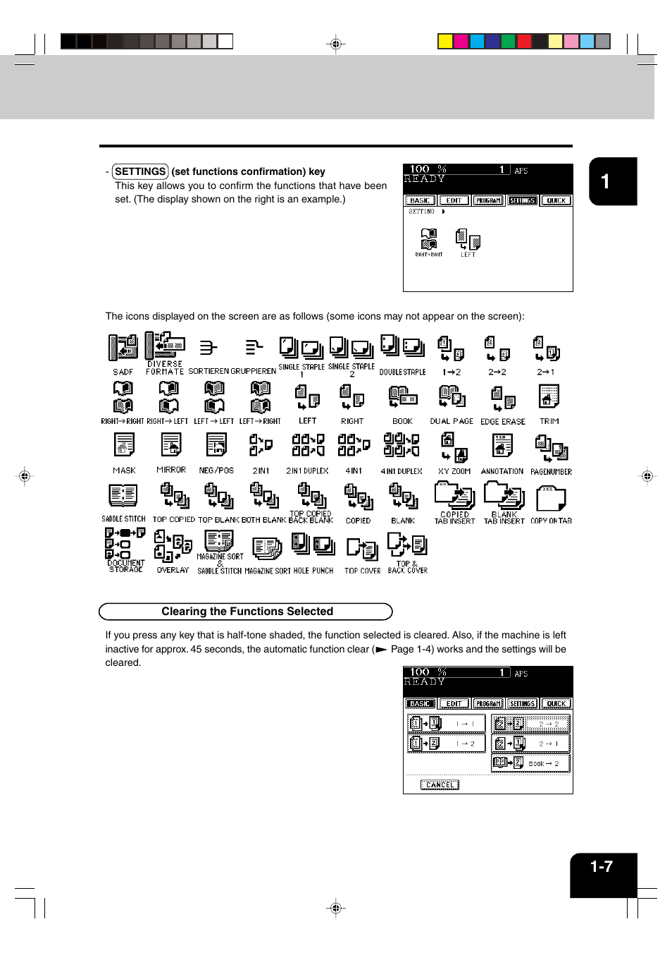 Panasonic DP-6530 User Manual | Page 21 / 172