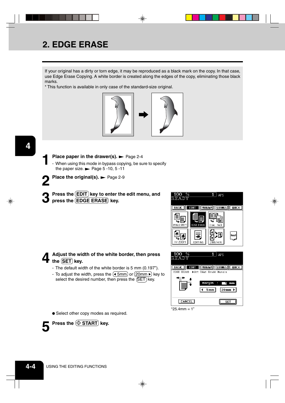 Edge erase | Panasonic DP-6530 User Manual | Page 60 / 172