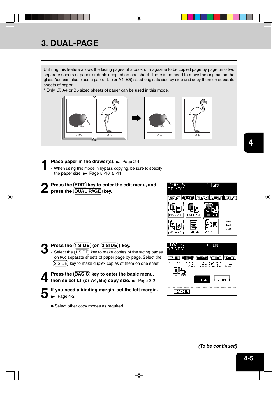 Dual-page | Panasonic DP-6530 User Manual | Page 61 / 172