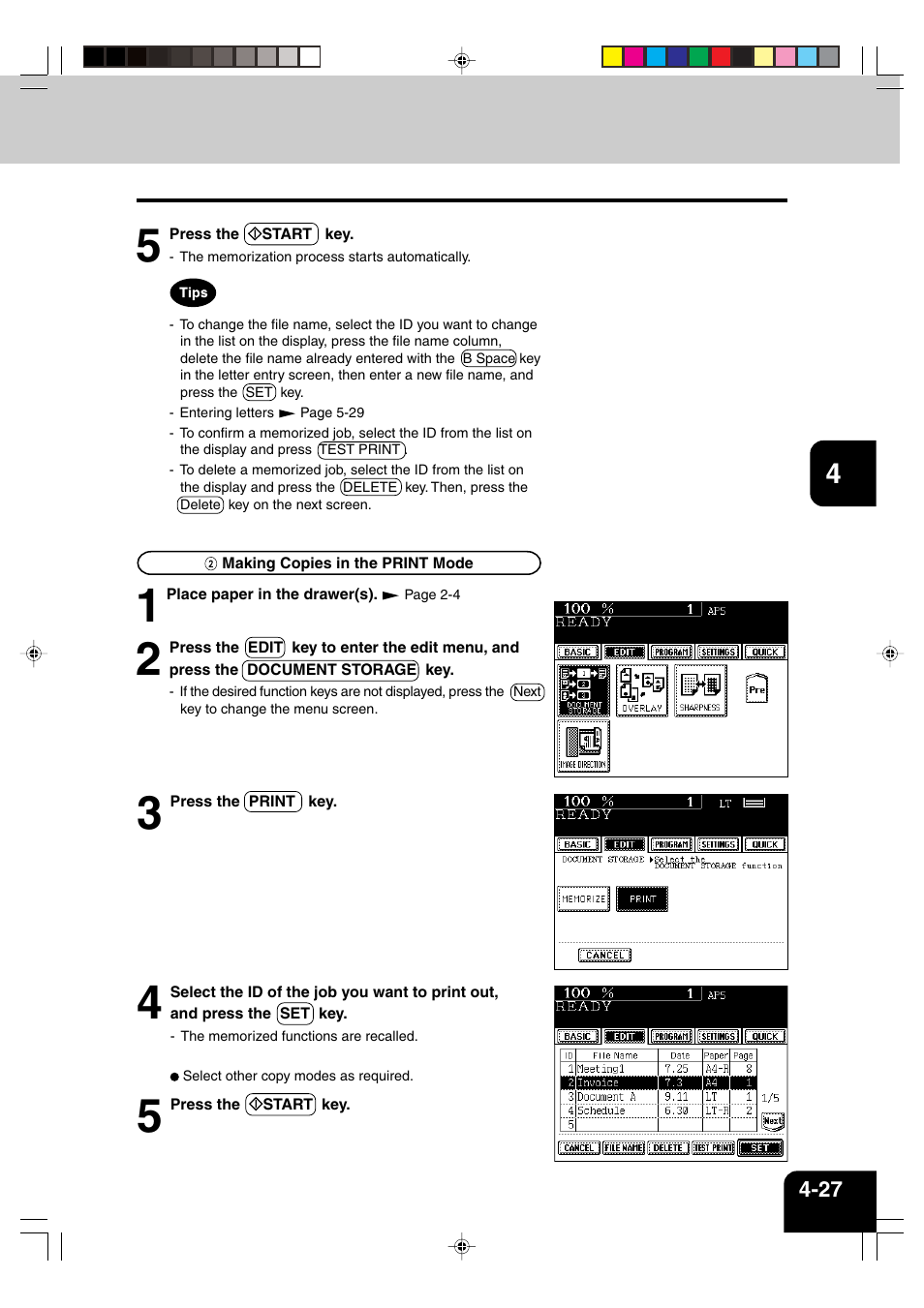 Panasonic DP-6530 User Manual | Page 83 / 172