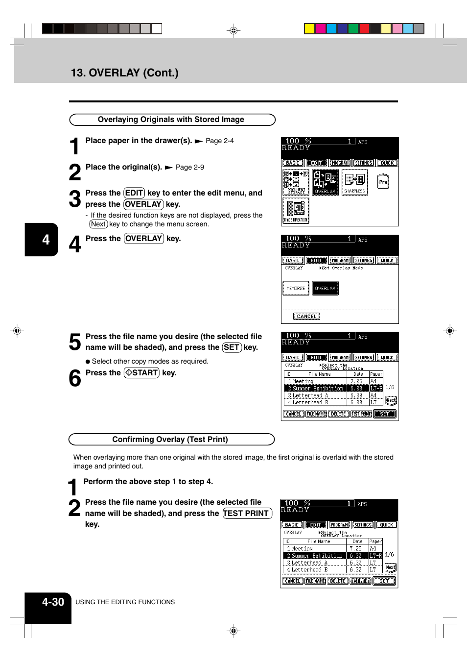 Panasonic DP-6530 User Manual | Page 86 / 172