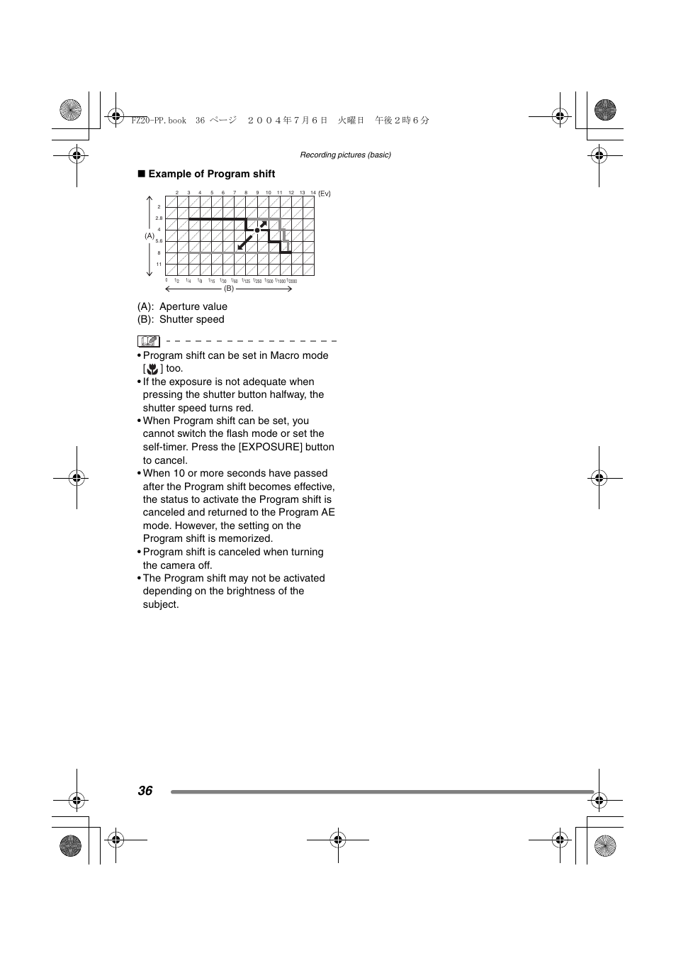 Panasonic DMC-FZ20PP User Manual | Page 36 / 128