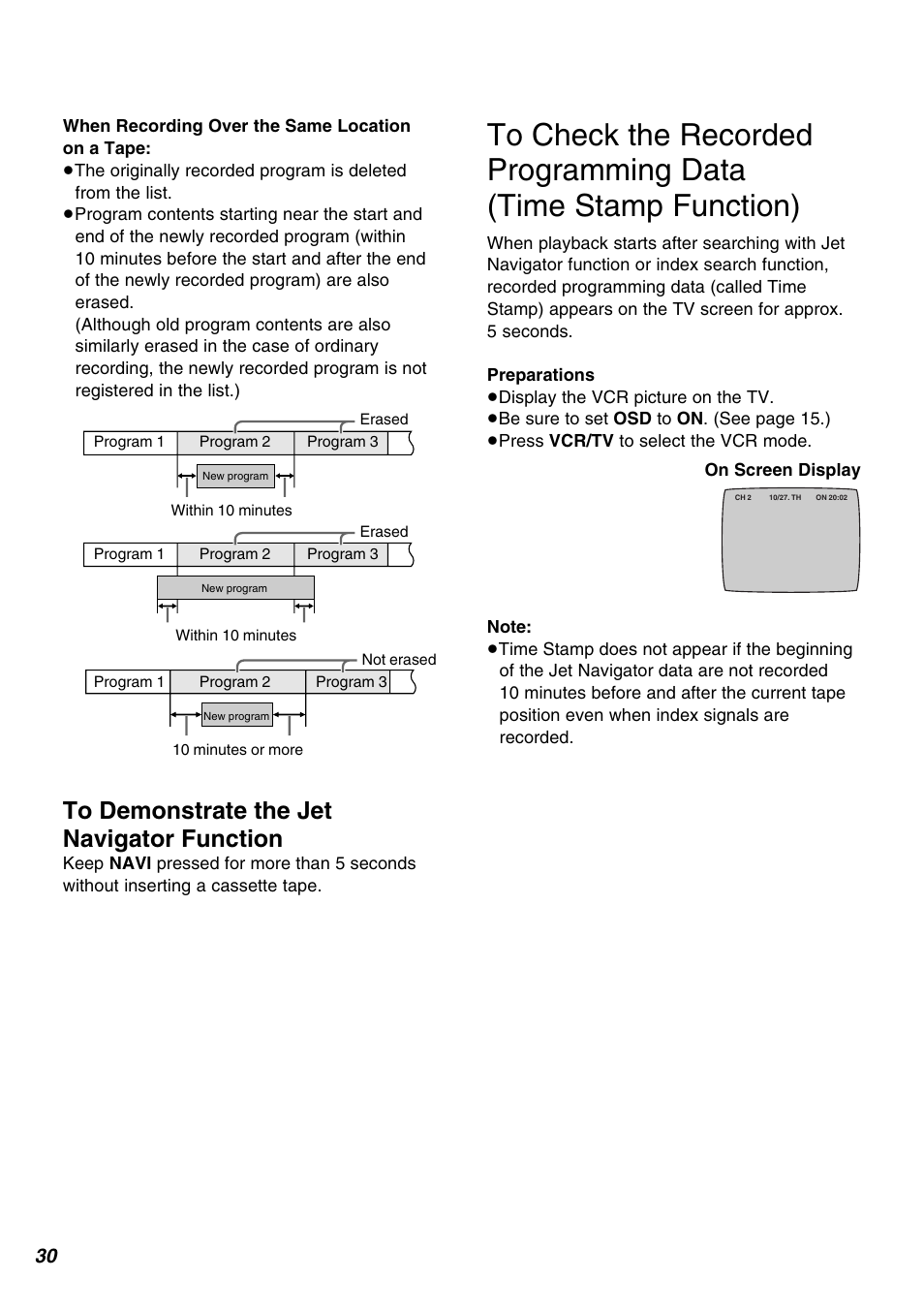 Panasonic AG-1350P User Manual | Page 30 / 40