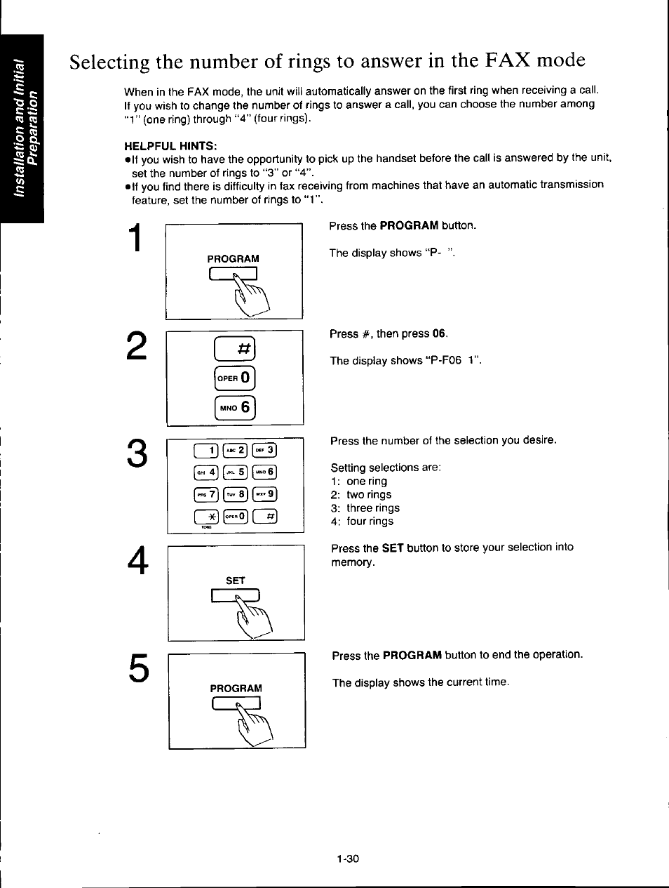 Helpful hints, C3edei) | Panasonic KXF150 User Manual | Page 38 / 132