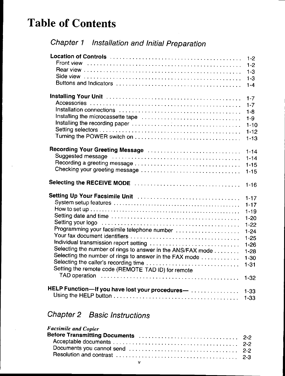 Panasonic KXF150 User Manual | Page 5 / 132