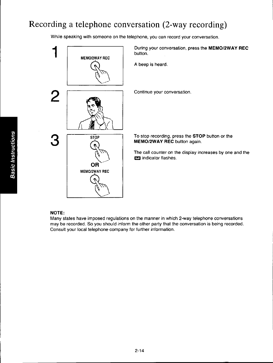 Note | Panasonic KXF150 User Manual | Page 56 / 132