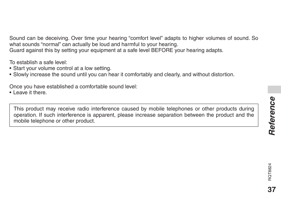 Ref erence | Panasonic RR-US430 User Manual | Page 37 / 44