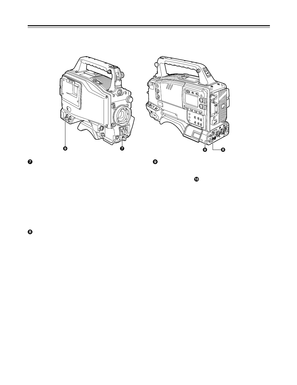 Parts and their functions | Panasonic AJ-HDC27V User Manual | Page 15 / 118