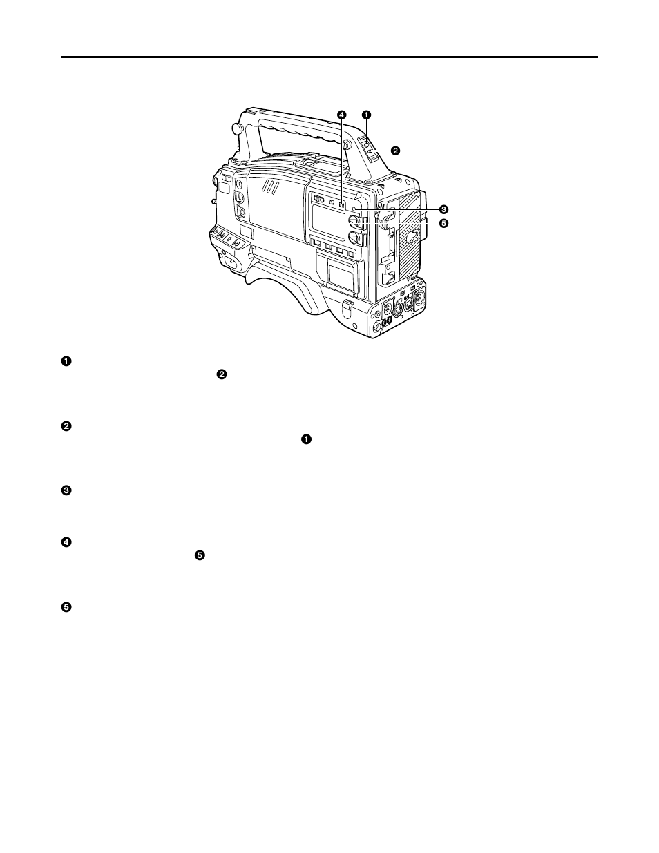 Parts and their functions | Panasonic AJ-HDC27V User Manual | Page 18 / 118