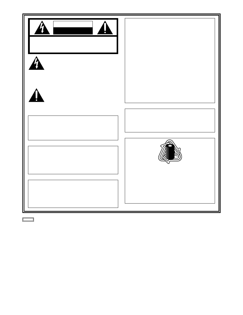 Warning, Caution | Panasonic AJ-HDC27V User Manual | Page 2 / 118