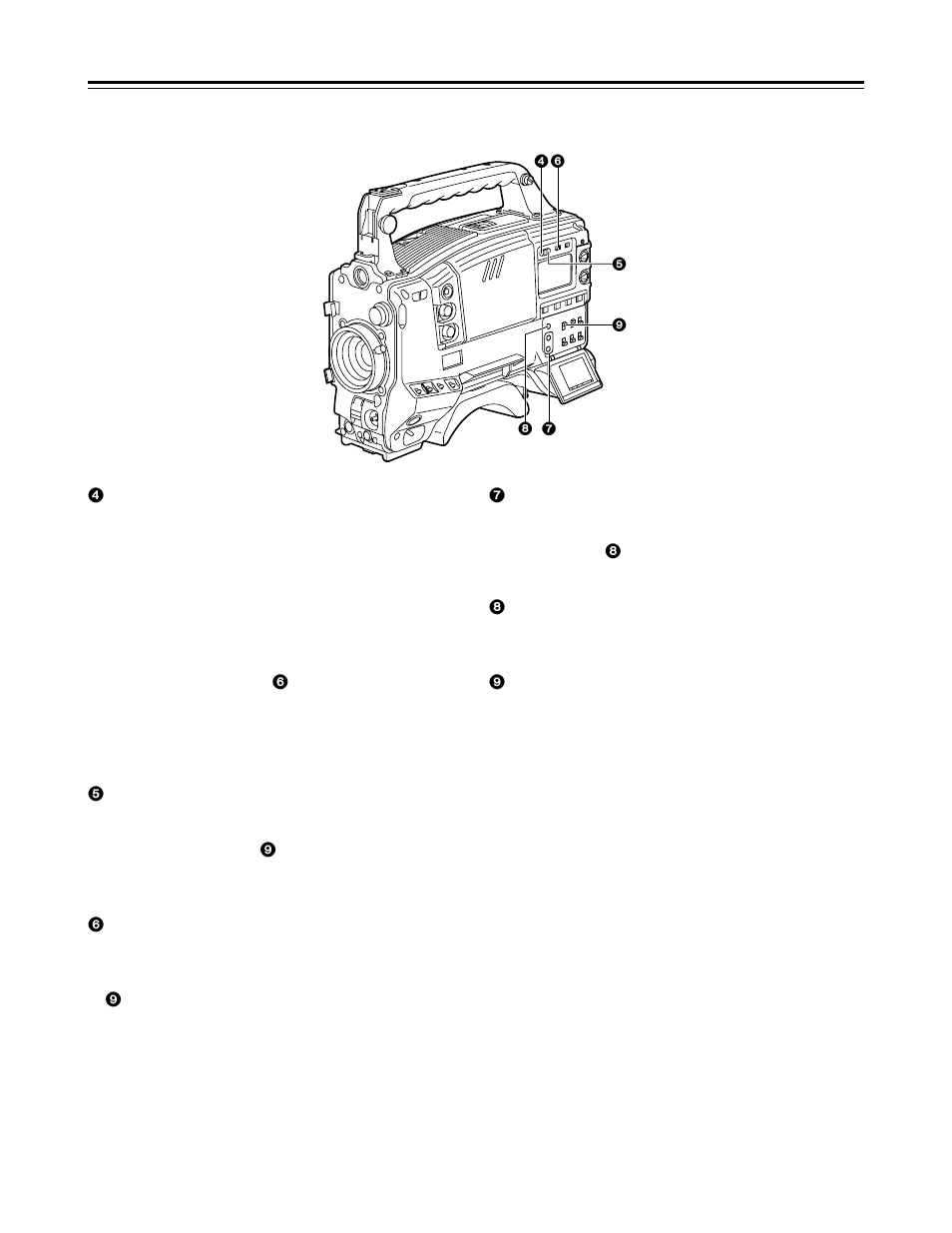 Parts and their functions | Panasonic AJ-HDC27V User Manual | Page 20 / 118