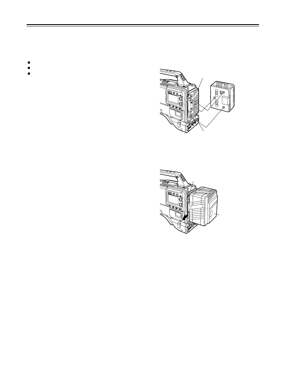 Power supply, Using the anton/bauer battery pack | Panasonic AJ-HDC27V User Manual | Page 21 / 118