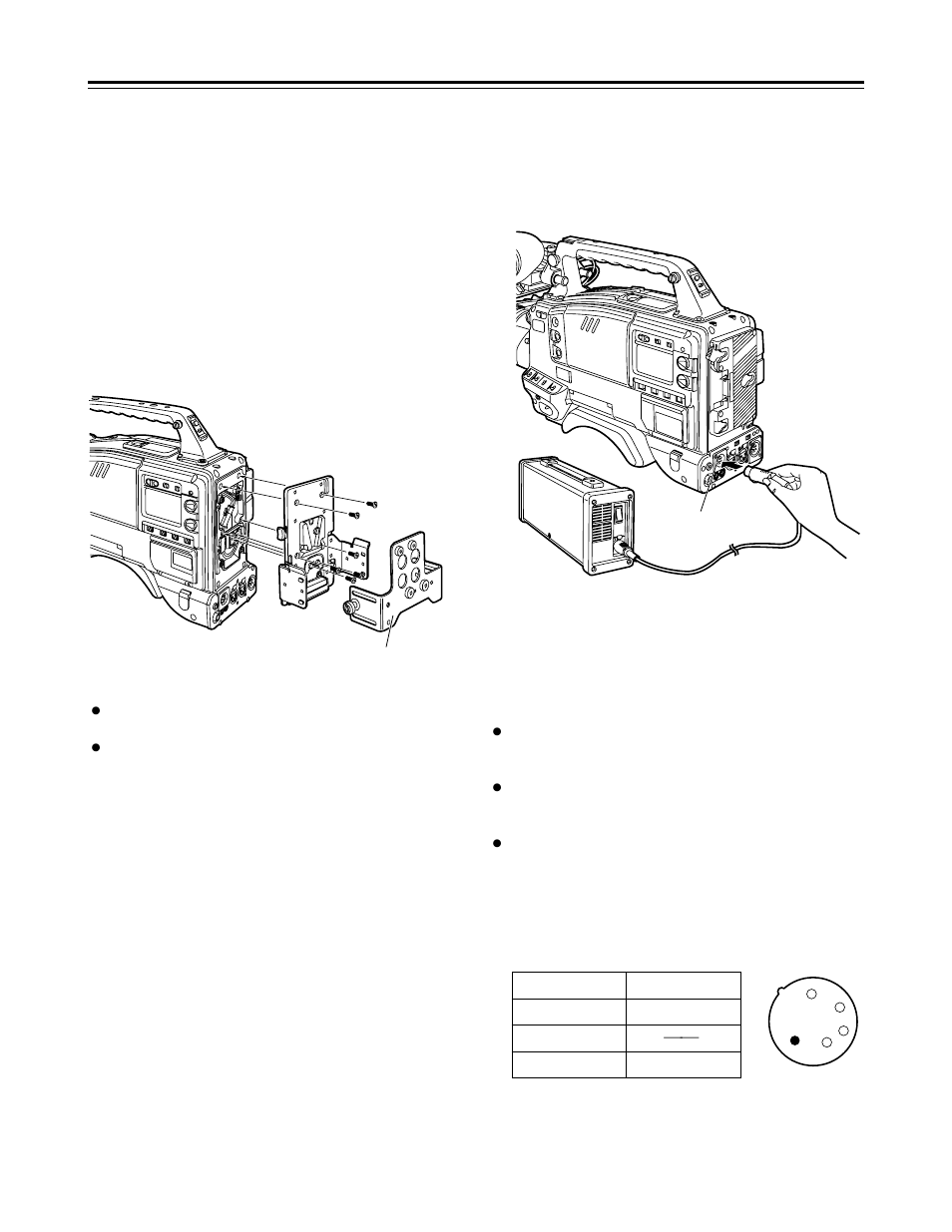 Power supply, Using an ac power supply, Using the sony bp-l60/l90 lithium- ion battery | Panasonic AJ-HDC27V User Manual | Page 24 / 118