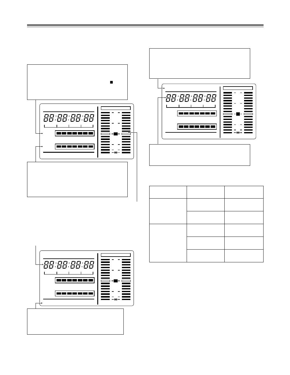 Screen displays, Displays relating to errors and warnings, Displays relating to time codes | Panasonic AJ-HDC27V User Manual | Page 45 / 118