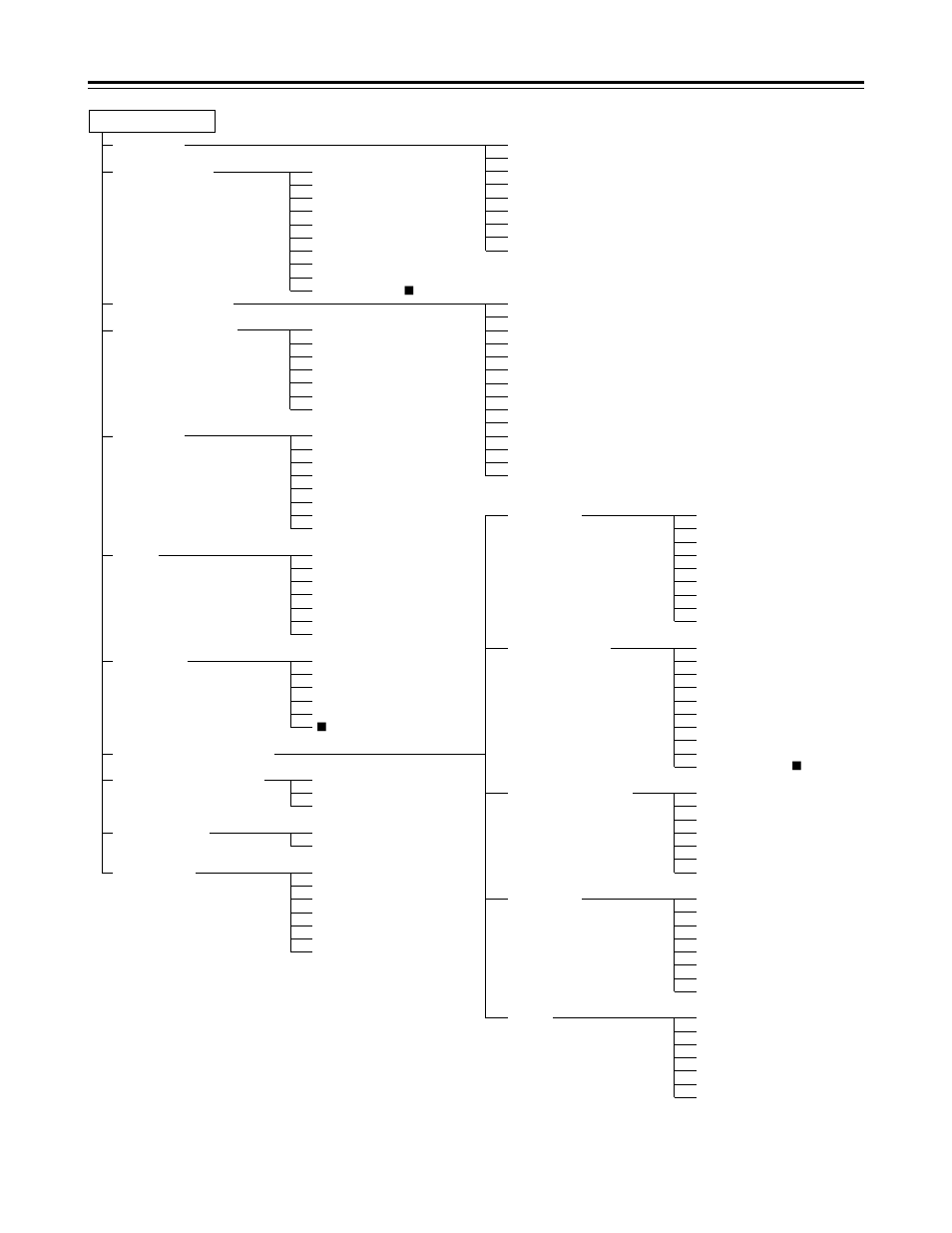 Setting menu configuration | Panasonic AJ-HDC27V User Manual | Page 78 / 118