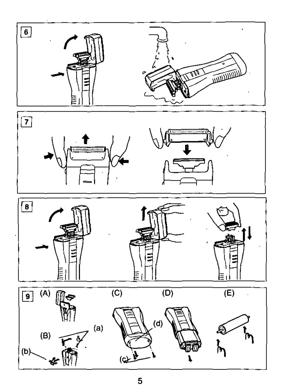 Panasonic ES726 User Manual | Page 5 / 22