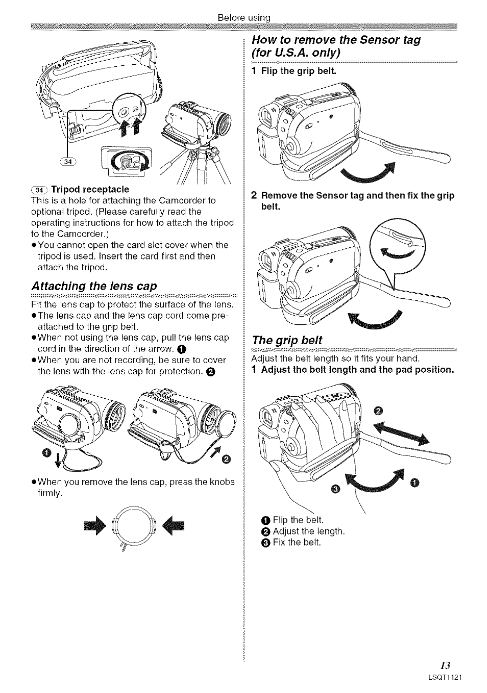 Panasonic PV-GS80 User Manual | Page 13 / 81