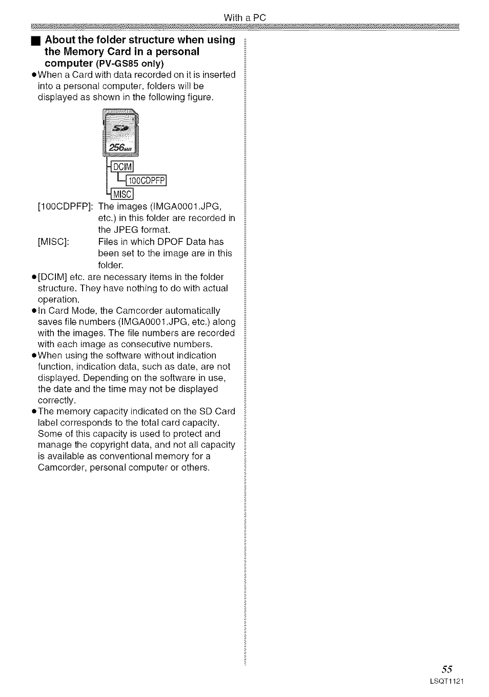 Panasonic PV-GS80 User Manual | Page 55 / 81