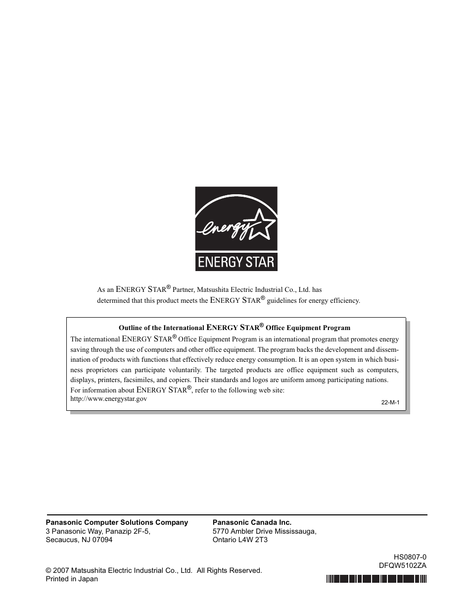 Panasonic CF-74 User Manual | Page 40 / 40