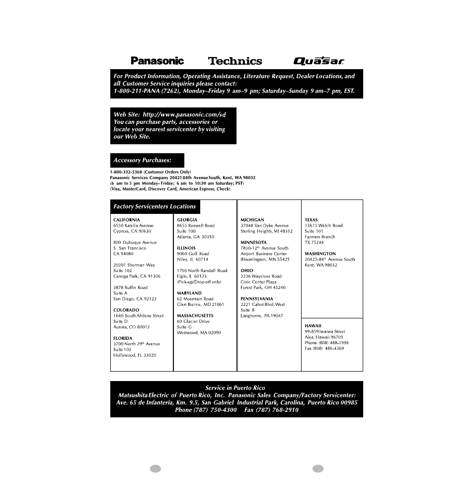 Panasonic SV-SD05 User Manual | Page 6 / 8