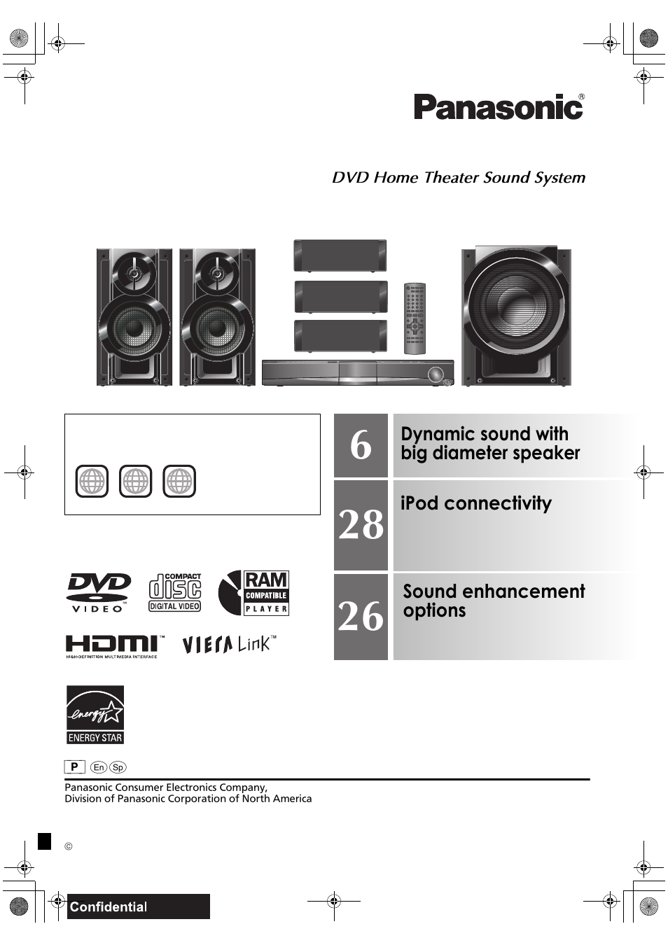 Panasonic SC-PT665 User Manual | 72 pages