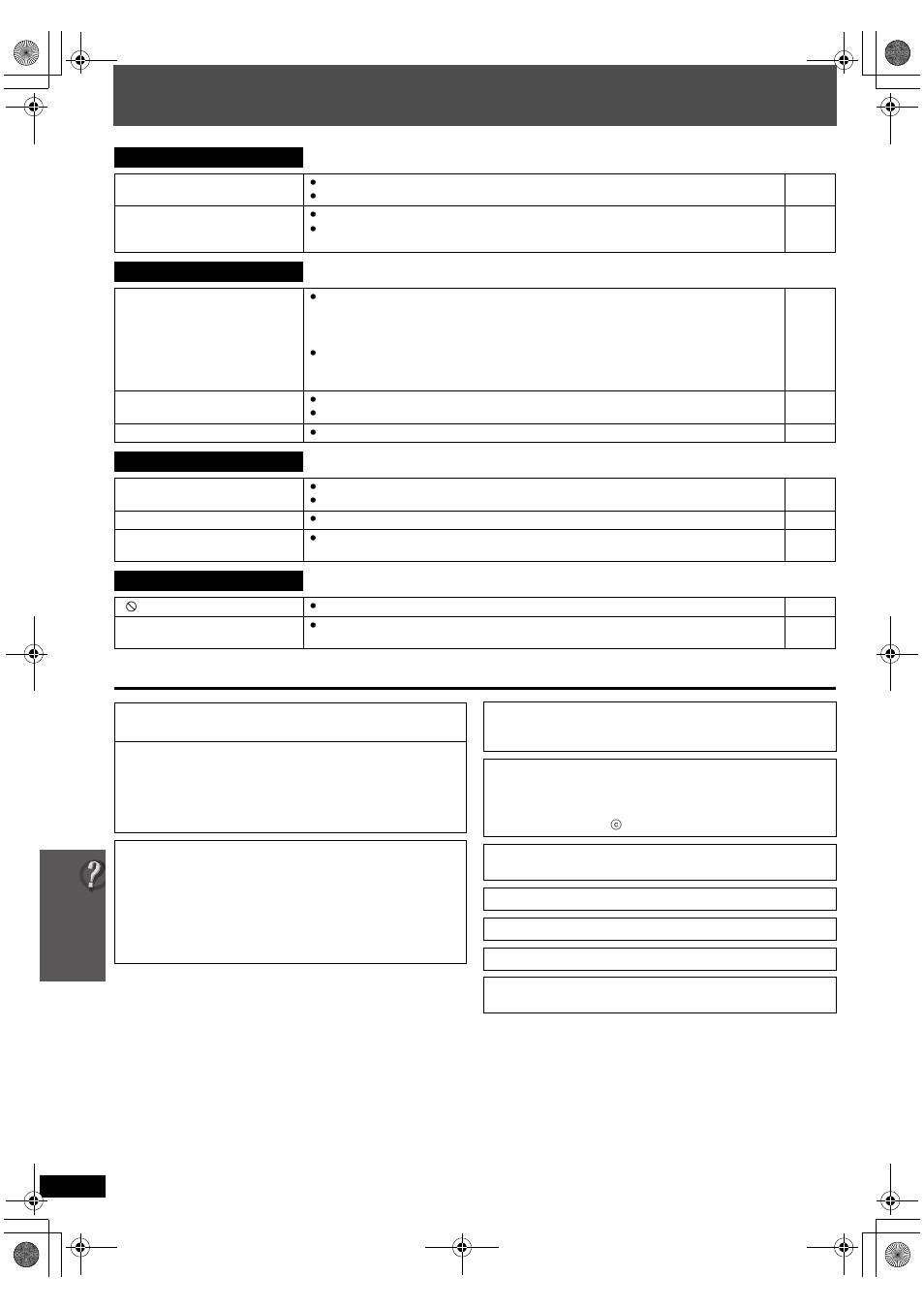 Troubleshooting guide | Panasonic SC-PT665 User Manual | Page 34 / 72