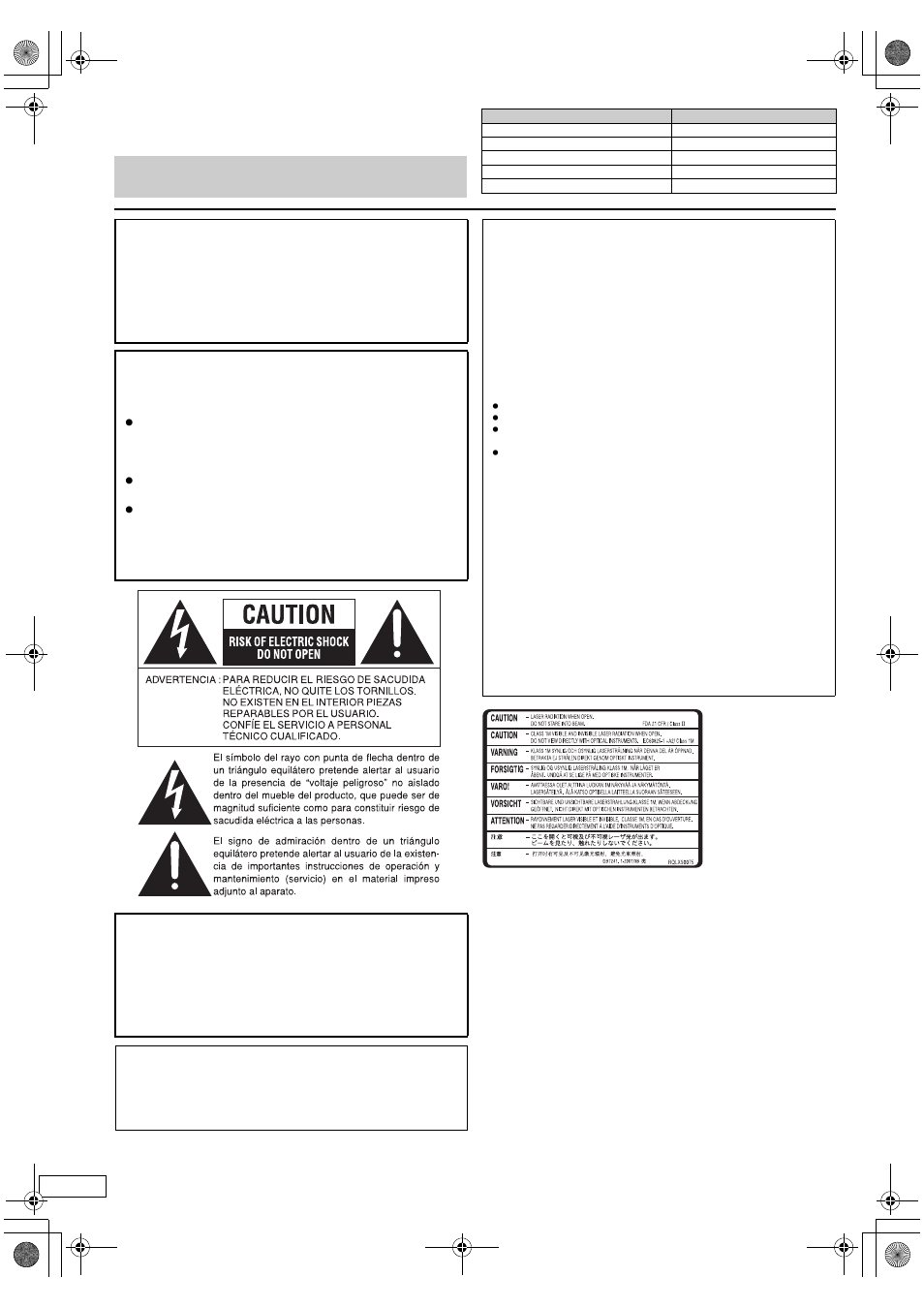Estimado cliente, Advertencia | Panasonic SC-PT665 User Manual | Page 38 / 72