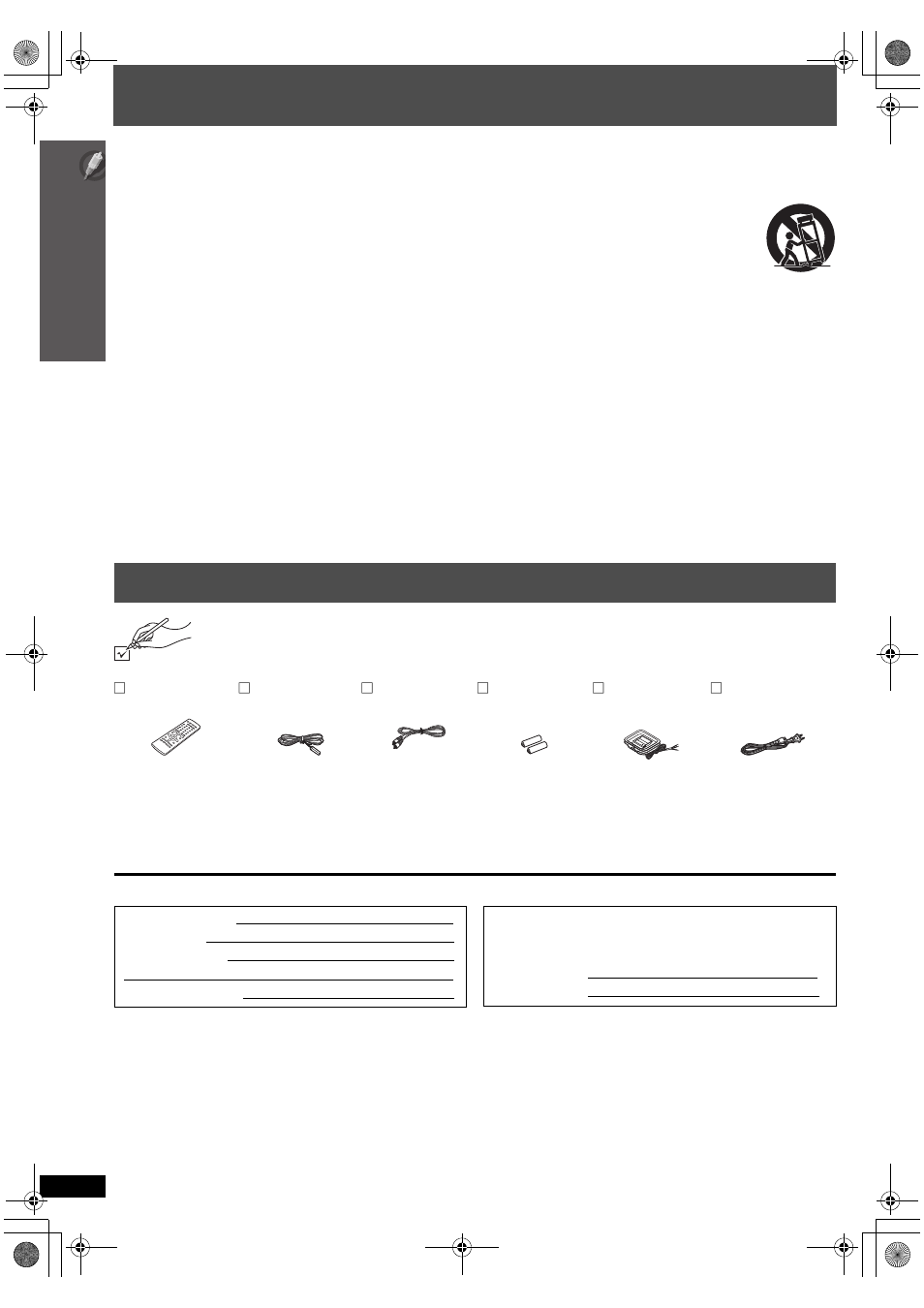 Getting started, Important safety instructions, Accessories | Panasonic SC-PT665 User Manual | Page 4 / 72