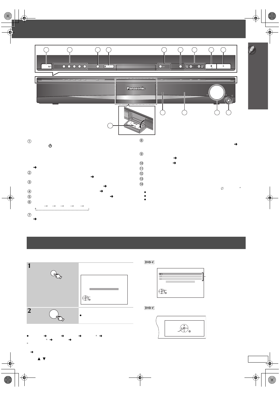 Uso del menú start, Acceda al menú start, Seleccione una opción | Panasonic SC-PT665 User Manual | Page 49 / 72