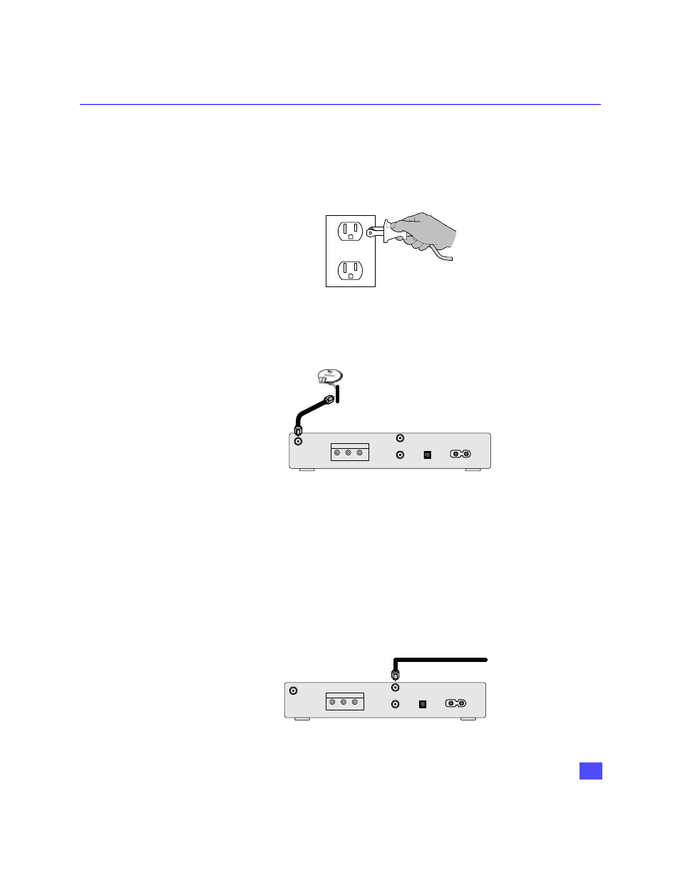 Getting started, Step 1. connect ac power cord, Step 1a. directv satellite dish connection | Step 1b. antenna/cable connection, Etting, Tarted | Panasonic TZ-DRD100 User Manual | Page 18 / 69