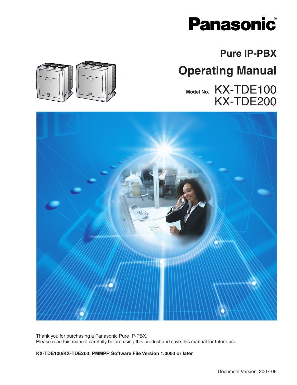 Panasonic KX-TDE100 User Manual | 214 pages