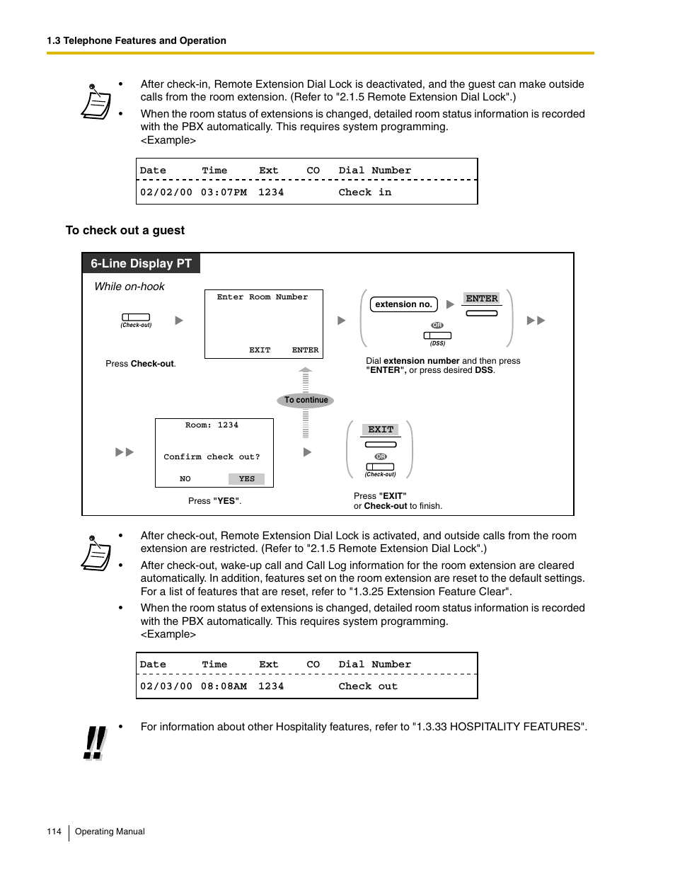 Panasonic KX-TDE100 User Manual | Page 114 / 214