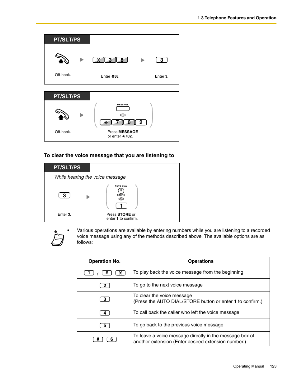 Panasonic KX-TDE100 User Manual | Page 123 / 214