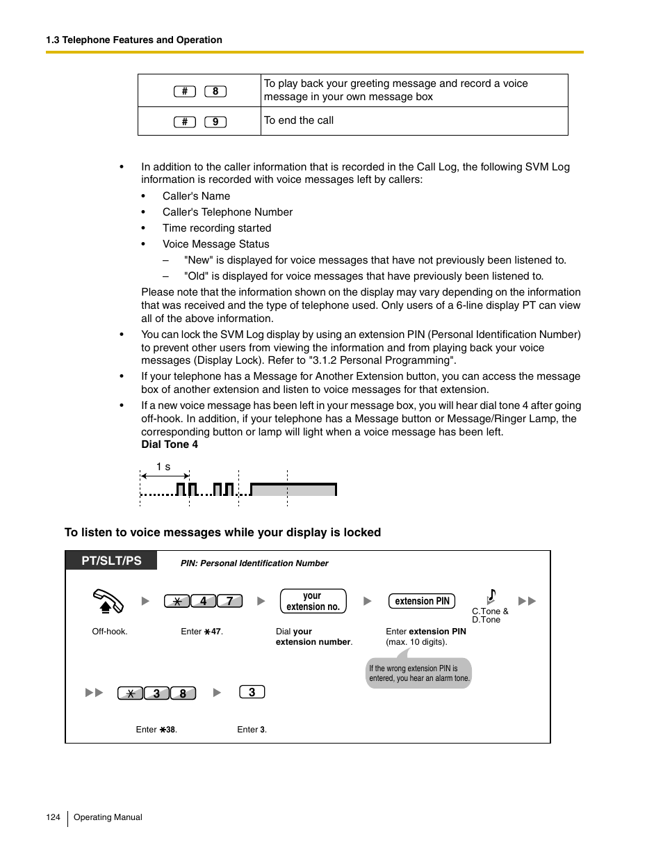 Panasonic KX-TDE100 User Manual | Page 124 / 214