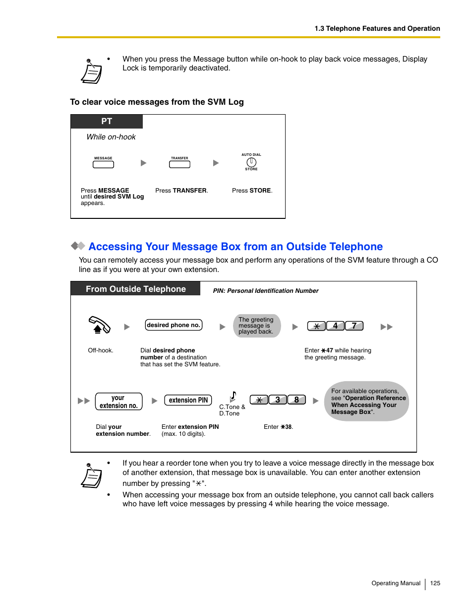 Panasonic KX-TDE100 User Manual | Page 125 / 214