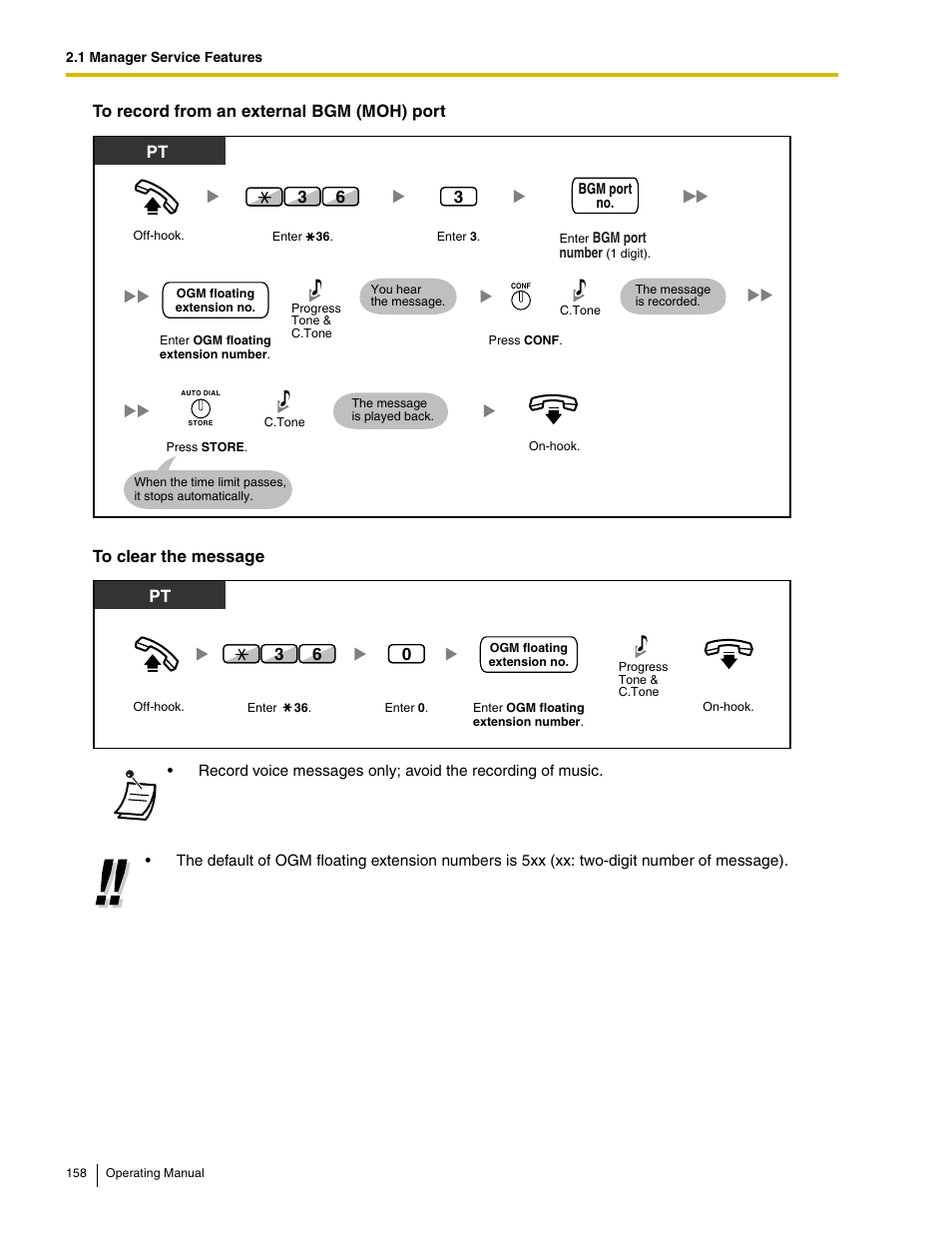 Panasonic KX-TDE100 User Manual | Page 158 / 214